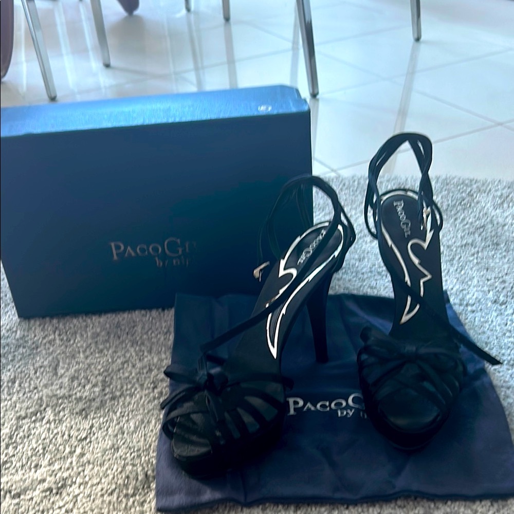 Paco Gil Black Women's Heels